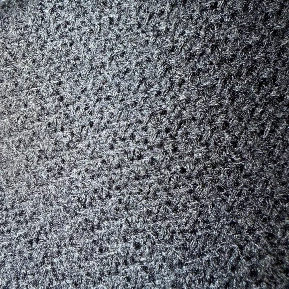 Beceel Black Open Front Knit Cardigan Women's S/M Soft Cozy Minimalist - Picture 5 of 5